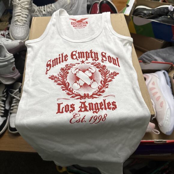 Size medium Control Smile Empty Soul Tank Top - Picture 1 of 4